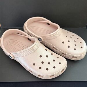 Sparkling Pink Crocs
